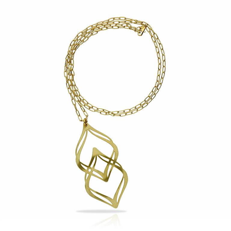 Halskette Nirvana gold - groß – Bild 4