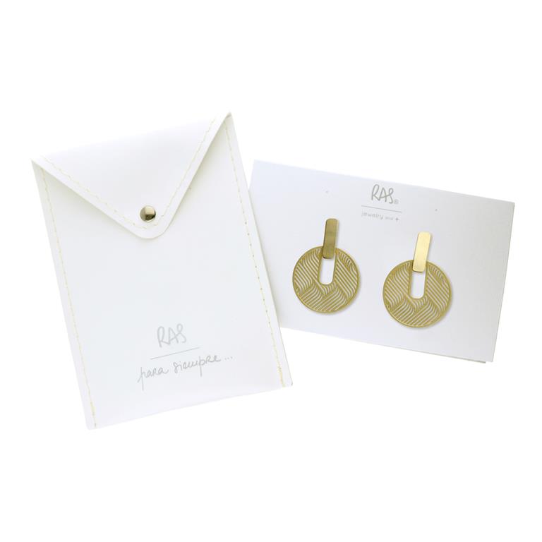 Ohrstecker Duna gold – Bild 5