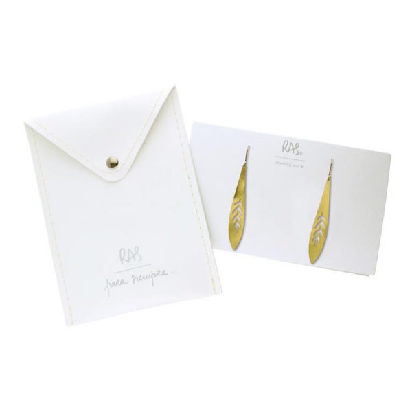 Ohrringe Hanami gold – Bild 2