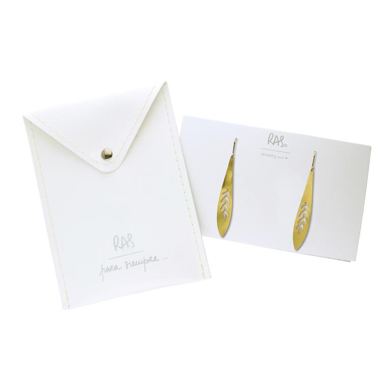 Ohrringe Hanami gold – Bild 2