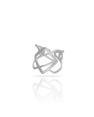 Ring Esencial silber